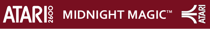 Midnight Magic logo for Atari 2600